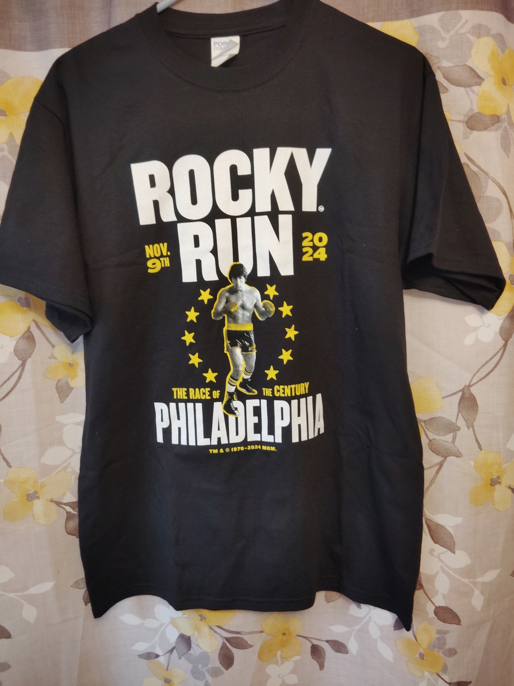 Port and Company Rocky Run Philadelphia Graphic Tee - Black & Yellow